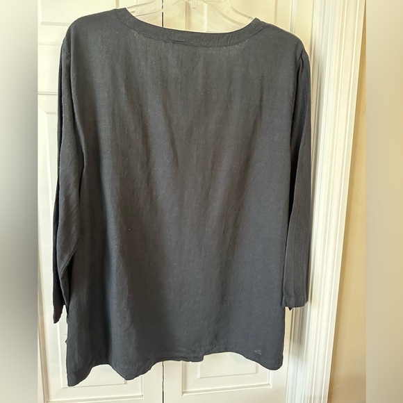 Hot Cotton by Marc Ware Back Long Sleeve Button Front Top Soze XL NWT - Picture 8 of 8